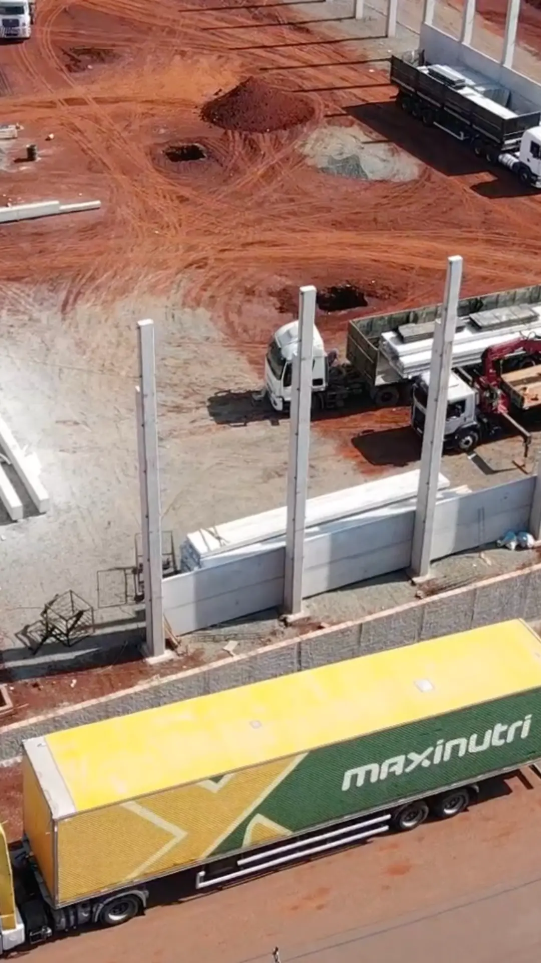 Construção de galpão pré-moldado